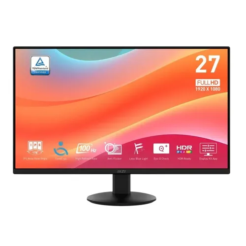 MSI PRO MP272L 27 Zoll FullHD LED Monitor mit IPS und 100Hz