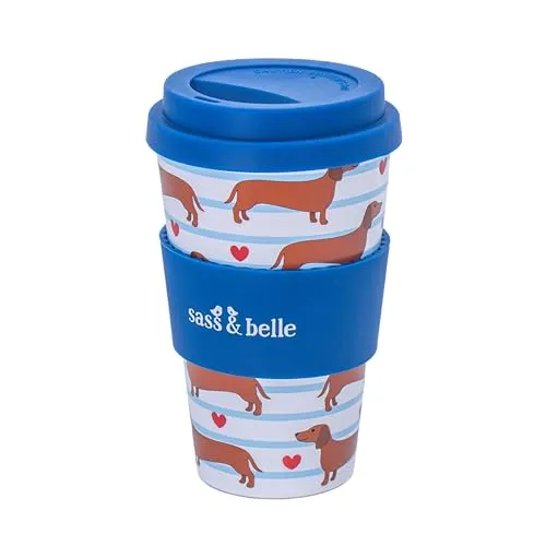 Sass & Belle Reise-Kaffeetasse mit Wursthund