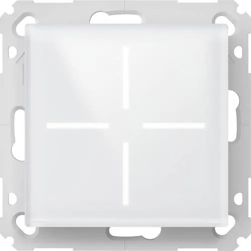 Homematic IP Glastaster, Smart Home Wandschalter mit vier Tasten - Eleganter Glastaster für Ihr Homematic IP Smart Home, individuell konfigurierbare Tasten und komfortable Steuerung durch Quick Action-Funktion.