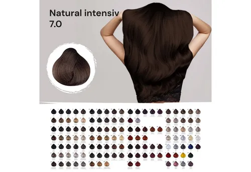 Femmas Premium Haarfarbe FemMas Hair Color Cream 100ml Haarfarbe Mittelblond Intensiv 7.0