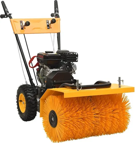 vidaXL 2-in-1 Schneefräse und Kehrmaschine 6,5PS