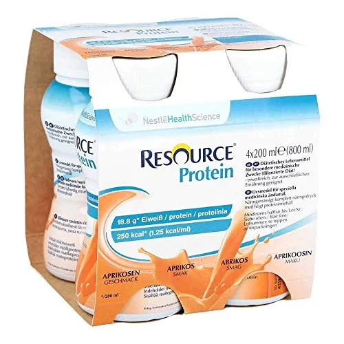 RESOURCE Protein Drink Aprikose 4X200 ml
