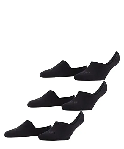 FALKE Damen Füßlinge Invisible Step High Cut Multipack - Sportsocken aus nachhaltiger Baumwolle, mit Anti-Slip Silikonrand für perfekten Halt und Komfort; ideal für Sneaker und Mokassins, 3 Paar im praktischen Set.