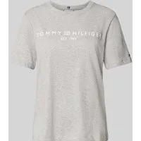 Tommy Hilfiger T-Shirt Damen Baumwolle grau, XXL - T-Shirt aus hochwertiger Baumwolle, ideal für lässige Outfits und vielseitig kombinierbar.