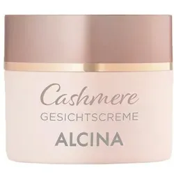 Alcina Cashmere Gesichtscreme 50 ml - Körperpflege mit edlem Cashmere-Extrakt, ideal für trockene Winterhaut. Lindert Spannungsgefühle und mindert Trockenheitsfältchen für ein glattes, ebenmäßiges Hautbild.