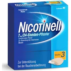 Nicotinell 7 mg/24-Stunden-Pflaster zur Raucherentwöhnung - Suchterkrankungs-Medikamente, effektiv zur Linderung von Nicotinentzugssymptomen und Unterstützung bei der Raucherentwöhnung.