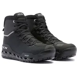 TCX Climatrek Surround GTX Schuhe - Schwarz/Weiß - 48 EU - Hochwertige Schuhe mit Gore-Tex Surround Technologie für optimalen Gehkomfort und Atmungsaktivität. Ideal für unebenes Terrain, mit rutschfester Laufsohle und langlebigem OrthoLite® Fußbett.