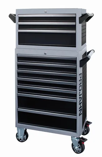 Projahn Werkstattwagen + Aufsatz GALAXY 10 Schubfächer Bestückung 379-teilig