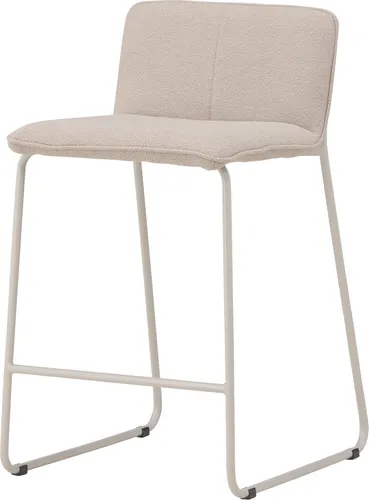 Venture Home Barhocker Bisbee Beige 2er-Pack - Elegante Barhocker im 2er-Set mit weichem Bouclé-Sitz in Beige. Ideal für Kücheninseln oder Bars, bieten sie hohen Komfort und stilvolles Design für jeden Wohnraum.