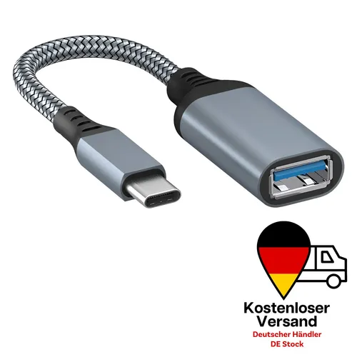 Adapter USB-C auf USB OTG Adapter - Typ-C auf USB 3.0 - 5 Gbps Datenübertragung