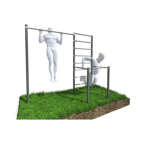 Produktbild Outdoor Kraftstation ZO7-60: Klimmzugstange & Dip Station