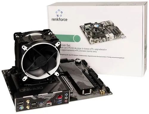 Renkforce PC Tuning-Kit AMD Ryzen 7 7800X3D 5.00GHz mit 32GB DDR5-RAM - Effektives Aufrüst-Set für Desktop-PCs, bestehend aus Mainboard, Prozessor und RAM. Perfekt abgestimmt für höchste Leistung und neueste Technik, ideal für Gaming und anspruchsvolle Anwendungen.
