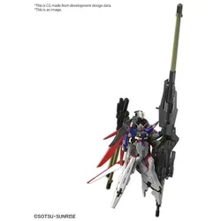 BANDAI Hobby KIT HG Gundam Seed Freedom 1/144 Destiny Gundam Spec II & Zeus Silhouette - Roboter-Modellbausätze, detailreiches Set mit wandelbarer Zeus-Silhouette und umfassendem Zubehör für kreative Bauprojekte.