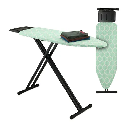 Bügelbrett Extra Breit mit Integrierter Bügeleisenablage