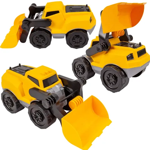 Baggerfahrzeug-Bausatz für Kinder, bewegliche Teile, Schaufelarm, 8553