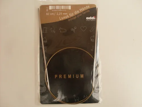 addi Rundstricknadel 2,25 / 60 cmMetall Stricken