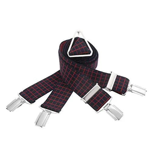 LINDENMANN Hosenträger Herren X-Form, Größe/Size:120, Farbe/Color:blau