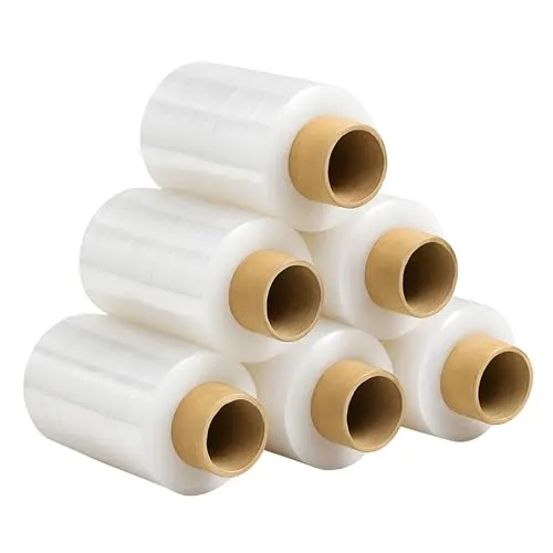 Freiziel® 6x Mini Rollen 10 cm Stretchfolie 23 my (transparent)