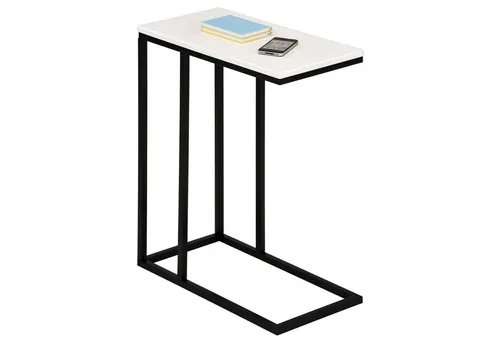 IDIMEX Beistelltisch DEBORA – Moderner Couchtisch in Schwarz/Weiß - Der IDIMEX Beistelltisch DEBORA vereint Retro- und modernes Design und ist vielseitig einsetzbar. Ideal für Wohnzimmer oder Flur, bietet er eine praktische Ablagefläche und ist leicht zu reinigen.