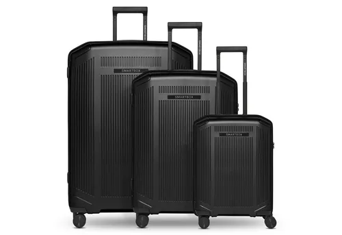 Smartbox Trolleyset Edition 02, 4 Rollen, 3-teilig - Koffer Set aus Polypropylen, leicht und stabil. Mit intelligentem Innenleben und TSA-Schloss für optimale Reiseorganisation und Sicherheit.