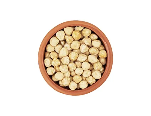 Knackige Haselnusskerne blanchiert und Naturbelassen für maximalen Genuss I Unbehandelte gesunde Nüsse I geschälte Haselnüsse I Aromatische blanchierte Haselnuss ohne Zusätze (1KG)