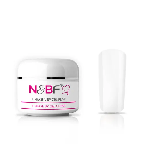 3-in-1 Einphasen UV Gel 5 ml dickviskos durchsichtig All in One Nagelmodellage