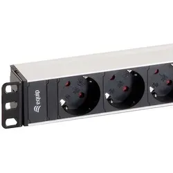 Equip Alu-Steckdosenleisten 48,3 cm 9-fach Schuko