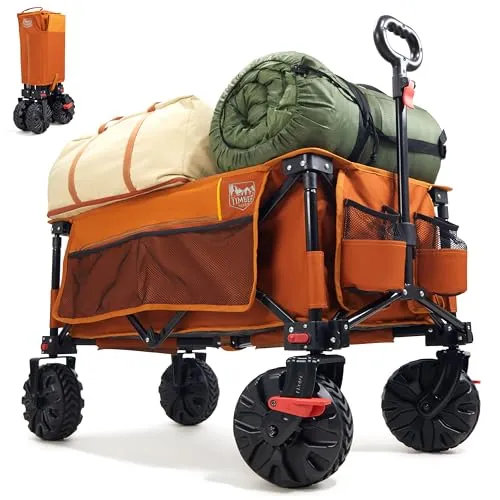 TIMBER RIDGE XXL Bollerwagen Faltbar von ‎TIMBER RIDGE