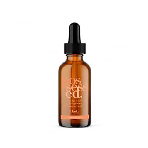 fleeky Self Tan Tan Drops - 30 ml Selbstbräunungslotion - Selbstbräuner für alle Hautfarben: Verleihe deiner Haut mit unseren Tan Drops einen natürlichen, goldenen Teint – einfach mit deinem Skincare-Produkt mischen!