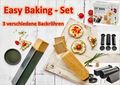 Backröhren Party Brot Easy Baking Backform Birkmann geometrische Brotformen 3