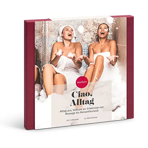 mydays Geschenkbox Ciao, Alltag, Reise-Gutschein für 1-2 Personen, an ca. 1400 Orten