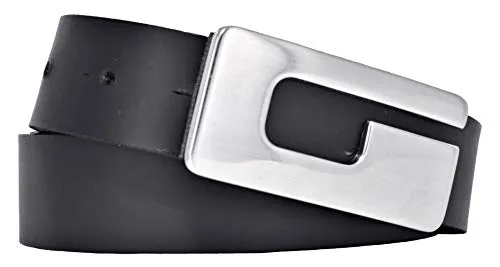 Koppelgürtel von BERND GÖTZ, G-Look, Gr. 100, schwarz - Hochwertiger Koppelgürtel mit stufenlos verstellbarer Gürtelschließe. Ideal für Jeans und Röcke, verleiht jedem Outfit Stilsicherheit.
