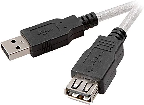Vivanco USB 2.0 Verlängerung USB A-Stecker / USB A-Kupplung 0,75m schwarz