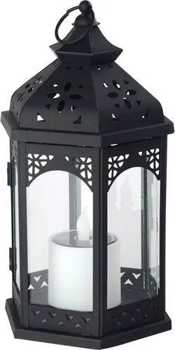 LED-Solar Laterne Ramona schwarz