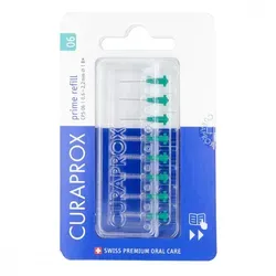 CURAPROX Interdentalbürsten-Aufsätze CPS 06 Prime, 8 Stück - Effektive Zahnzwischenraumreinigung - Die CURAPROX Interdentalbürsten-Aufsätze CPS 06 Prime, 8 Stück, sorgen für eine gründliche und sanfte Reinigung der Zahnzwischenräume. Ideal für die tägliche Zahnpflege und einfach auszutauschen.