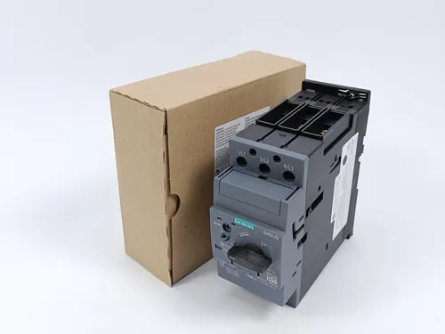 Siemens 3RV2031-4PA10 Leistungsschalter - Zuverlässiger Leistungsschalter für industrielle Anwendungen. Kompakt mit 36 A, ideal für DIN-Schienenmontage, sorgt für zuverlässigen Schutz bei hohen Temperaturen.