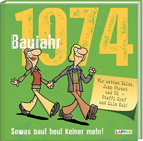 Produktbild Baujahr 1974: Sowas baut heut keiner mehr! | Lustiges Geschenkbuch zum runden Geburtstag mit vielen Fotos, Texten und Erinnerungen! (Baujahr-Reihe)
