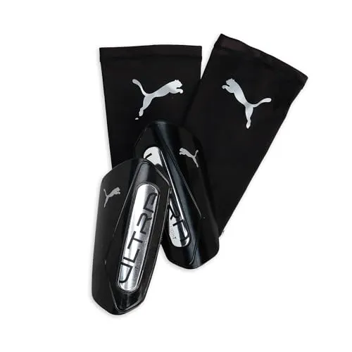 Puma Unisex Ultra Light Sleeve Schienbeinschoner, Puma Black-Puma Silver, XS
