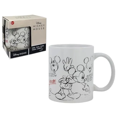 Disney Micky Maus Vintage Keramiktasse Mug 325 ml Kinder-Frühstückstasse