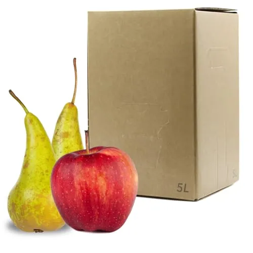 Frische Kontor | Birnen–Apfelsaft | Direktsaft | 60% Birne | mild & cremig | 100% Frucht | ohne Zusatzstoffe - 5L Bag-in-Box