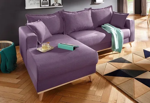 Home affaire Ecksofa Edina L-Form, auch in Baumwollmix-Bezug, im skandinavischem Stol