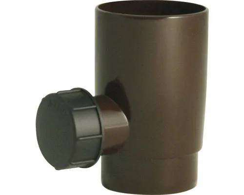 Produktbild Marley Regensammler NW 53 mm mit Überlaufstop, braun