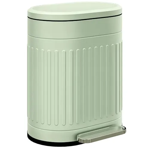 HOMCOM 20L Treteimer mit Soft-Close-Funktion