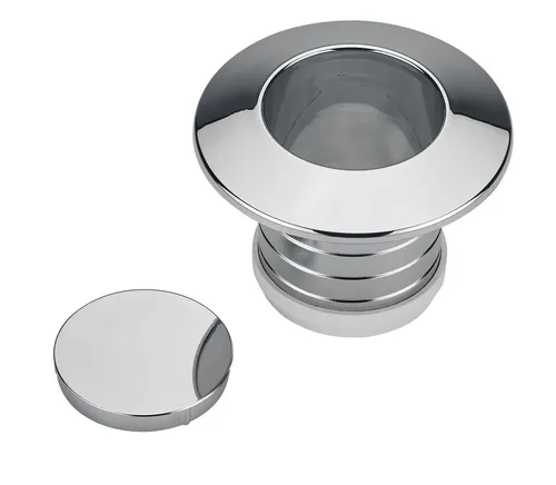 Wasserzähler Schubrosette mit Blinddeckel, chrom passend zu Wasser-Geräte, KOAX,