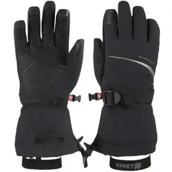 Kinetixx Skihandschuhe Warmer Damen-Skihandschuh Arven, KinetiXx (in schwarz und weiß) grau 8,5