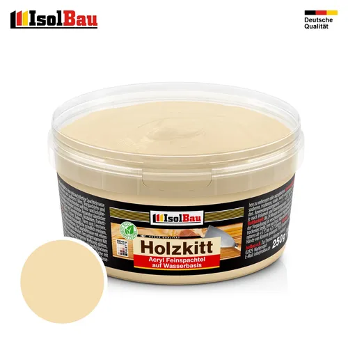 Holzkitt Spachtelmasse Holzspachtelmasse Außen Innen 250g Kiefer Mitte ( Nr. 9 )