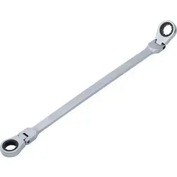 Doppel-Ratschen-Gelenkschlüssel - SW 16 x 18 mm - Länge 409 mm - Gewicht 422 g - Antrieb Zwölfkant