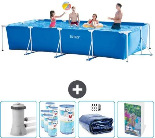Intex Rechteckiges Schwimmbeckenrahmen 450 x 220 x 84 cm