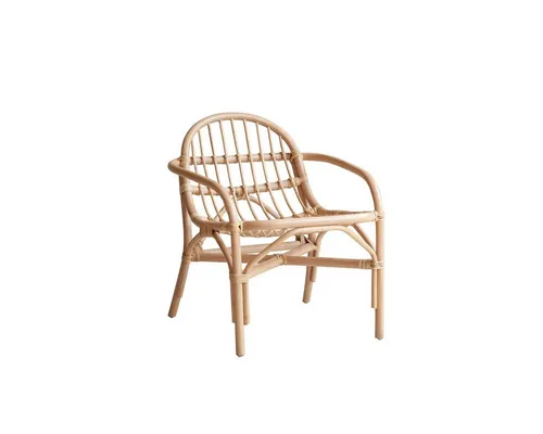Tikamoon Rattan Stuhl – Klassischer Sessel aus Naturfaser - Eleganter Rattanstuhl aus handgefertigter Naturfaser. Maße: H 73 x B 65 x T 72 cm. Ideal für stilvolle Wohnräume – jedes Stück ist ein einzigartiges Unikat.