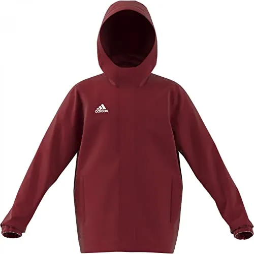 Adidas Unisex Kids ENT22 AW JKTY Jacket, Team Power Red 7-8A - Jacken mit normaler Passform, Full hooded zipper und stylishem Adidas-Logo für sportliche Kids